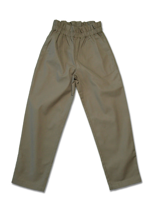 Girls Woven Pants - Solid Twill - My Little J
