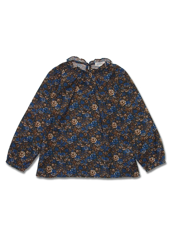 Girl LS Ruffle Top