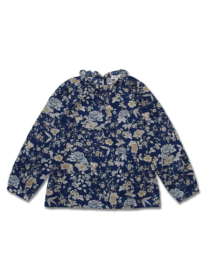 Girl LS Ruffle Top