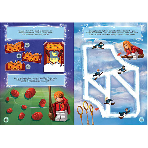 LEGO (R) Harry Potter (TM): Let's Play Quidditch activity book (with Cedric Diggory minifigure) - My Little J