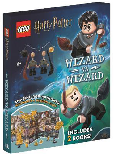 LEGO (R) Harry Potter (TM): Wizard vs Wizard (Includes Harry Potter (TM) and Draco Malfoy (TM) LEGO (R) minifigures, pop-up play scenes and 2 books) - My Little J