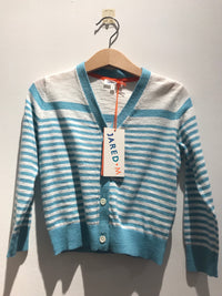 LS Engineering stripe cardigan