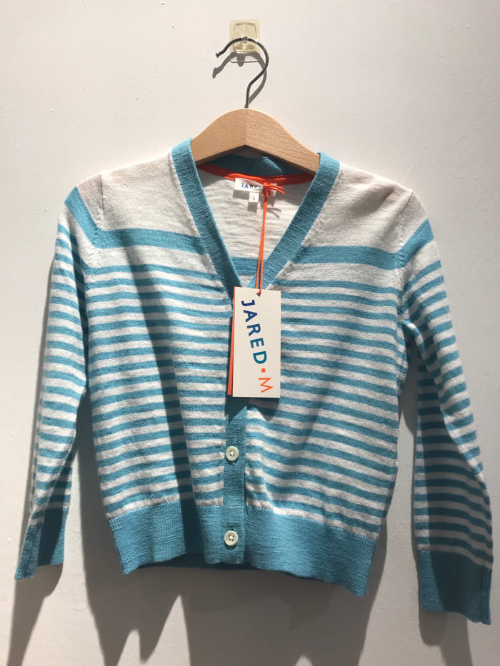 LS Engineering stripe cardigan