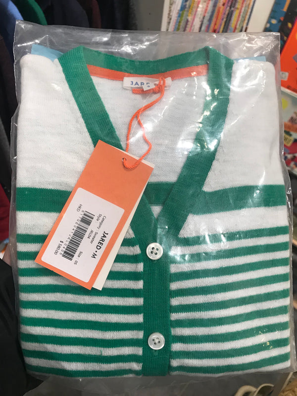 LS Engineering stripe cardigan