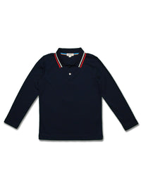 Knit L/S Polo - Solid