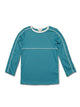 Knit L/S Crew Neck tee with piping details