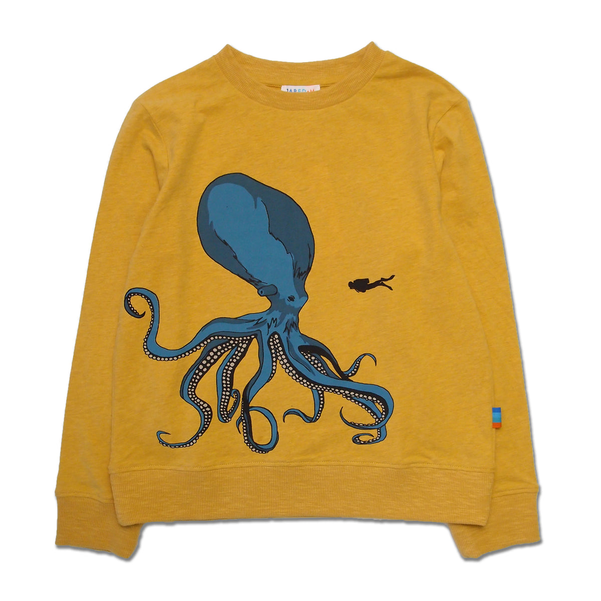 Boy's FW LS Knit Crew Neck with Octopus Print Tee - My Little J