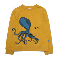 Boy's FW LS Knit Crew Neck with Octopus Print Tee - My Little J