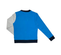 Boy's LS Color Block Knit Cardigan