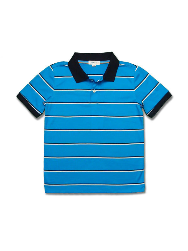 Knit S/S Polo - Stripe