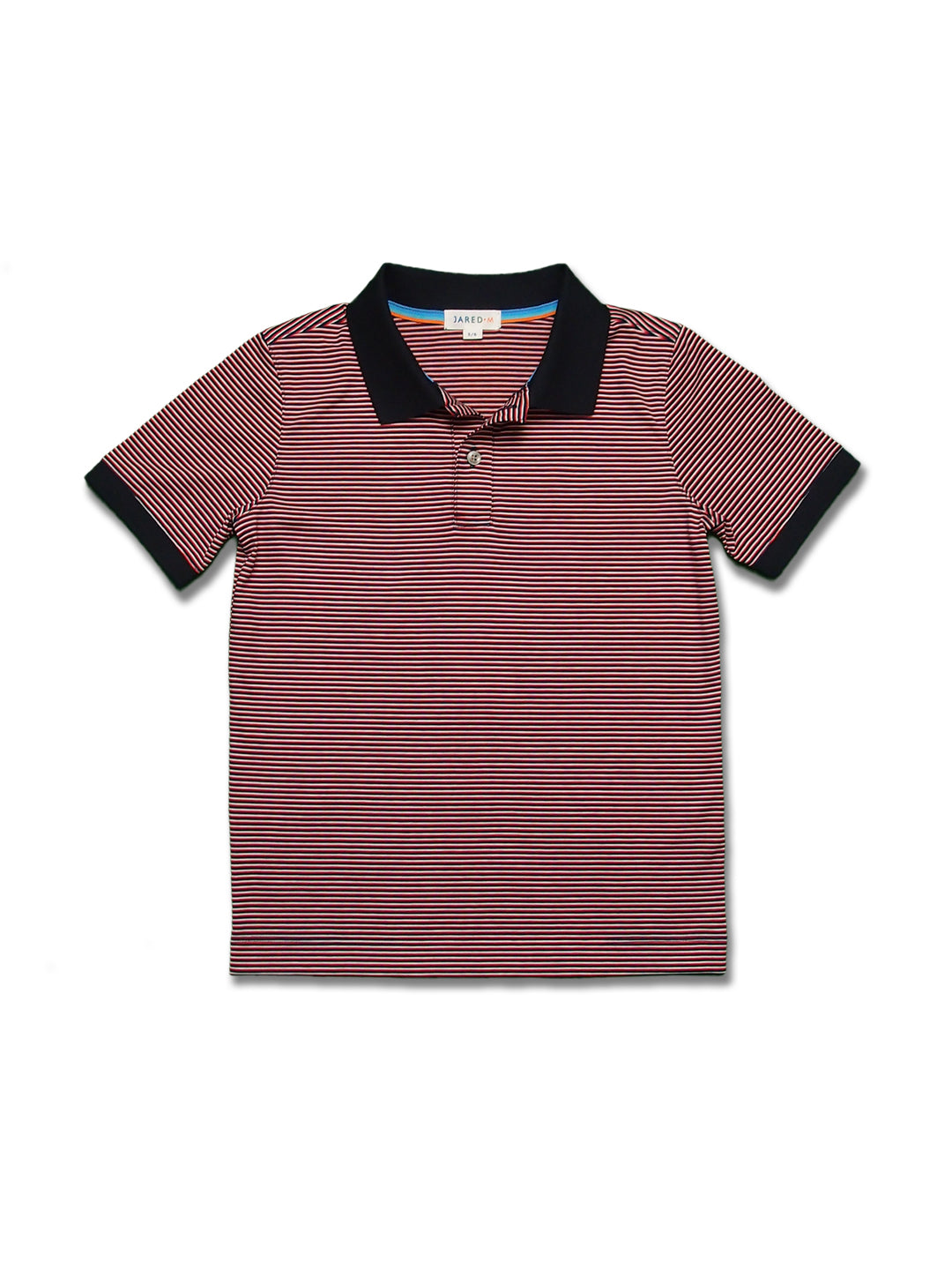 Knit S/S Polo - Stripe - My Little J