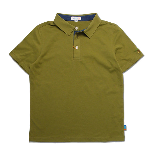 SS Polo with Self Fabric Collar - Solid
