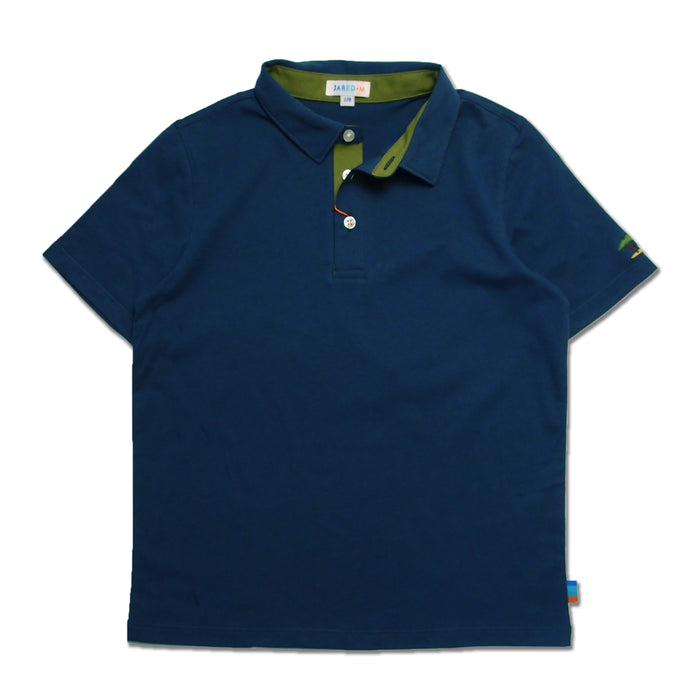 SS Polo with Self Fabric Collar - Solid