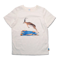 SS Crew Neck Tee with Antelope Print
