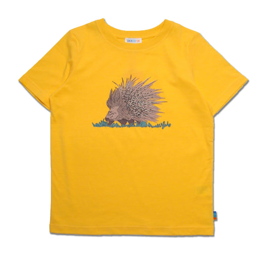 SS Crew Neck Tee with Porcupine Print - My Little J