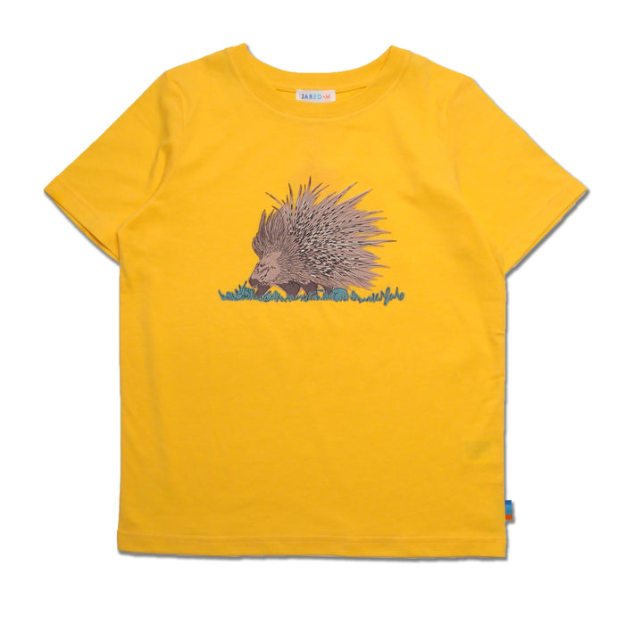SS Crew Neck Tee with Porcupine Print