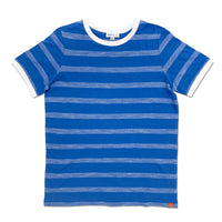 SS Crew Neck Tee - Herringbone Stripe