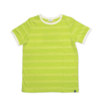 SS Crew Neck Tee - Herringbone Stripe