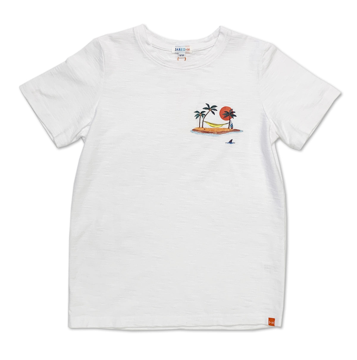 SS Crew Neck Tee - Island Print - My Little J