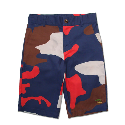 Boy's Woven camo Print Short - My Little J