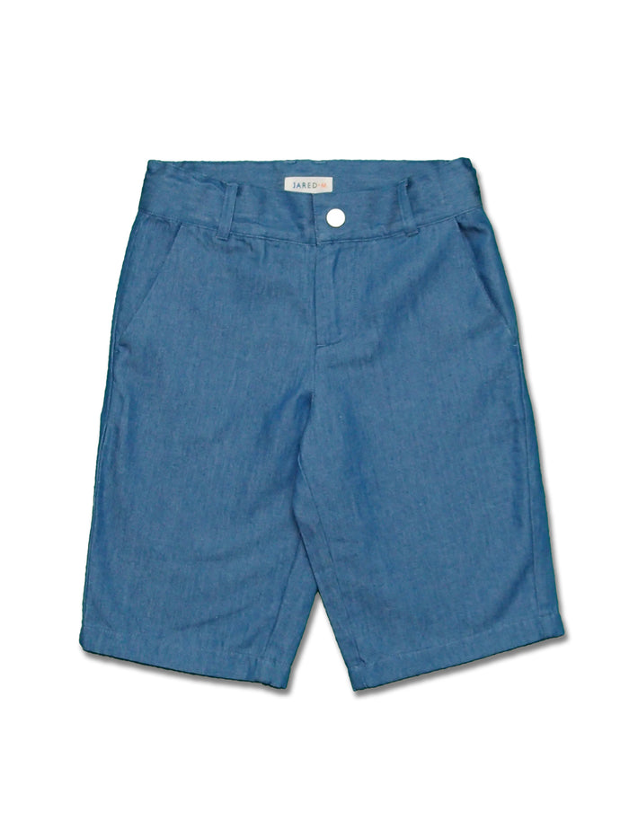 Indigo Woven Short - Solid