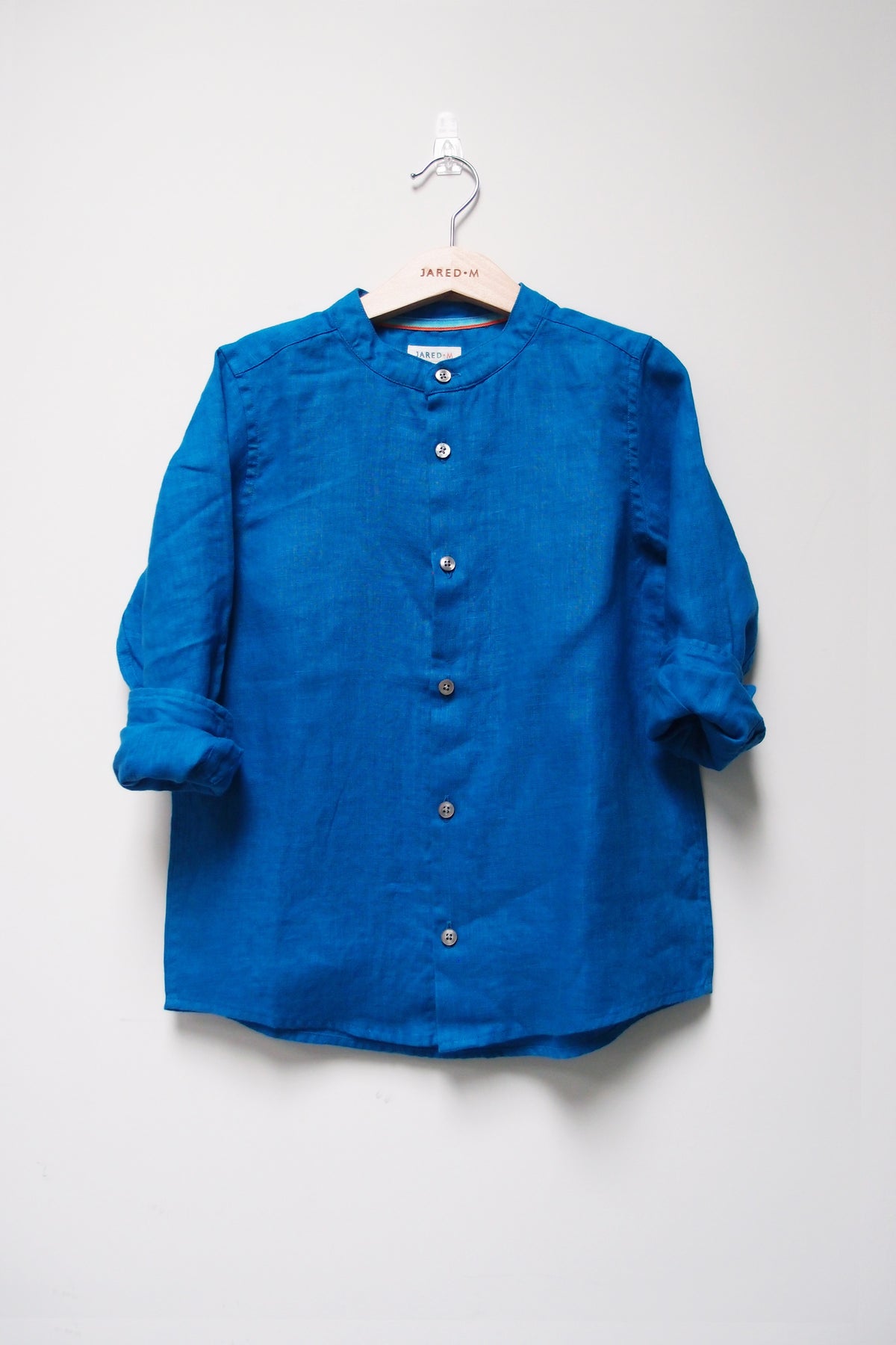 L/S Band Collar Shirt