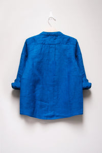 L/S Band Collar Shirt