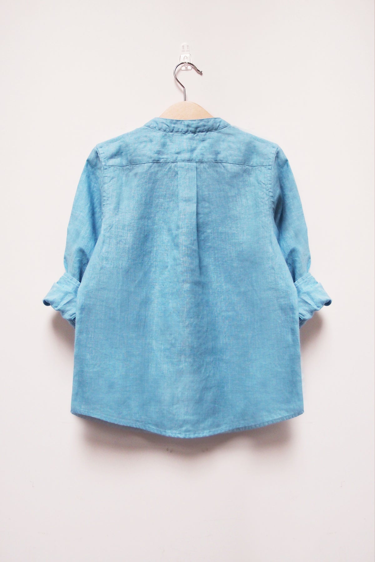 L/S Band Collar Shirt