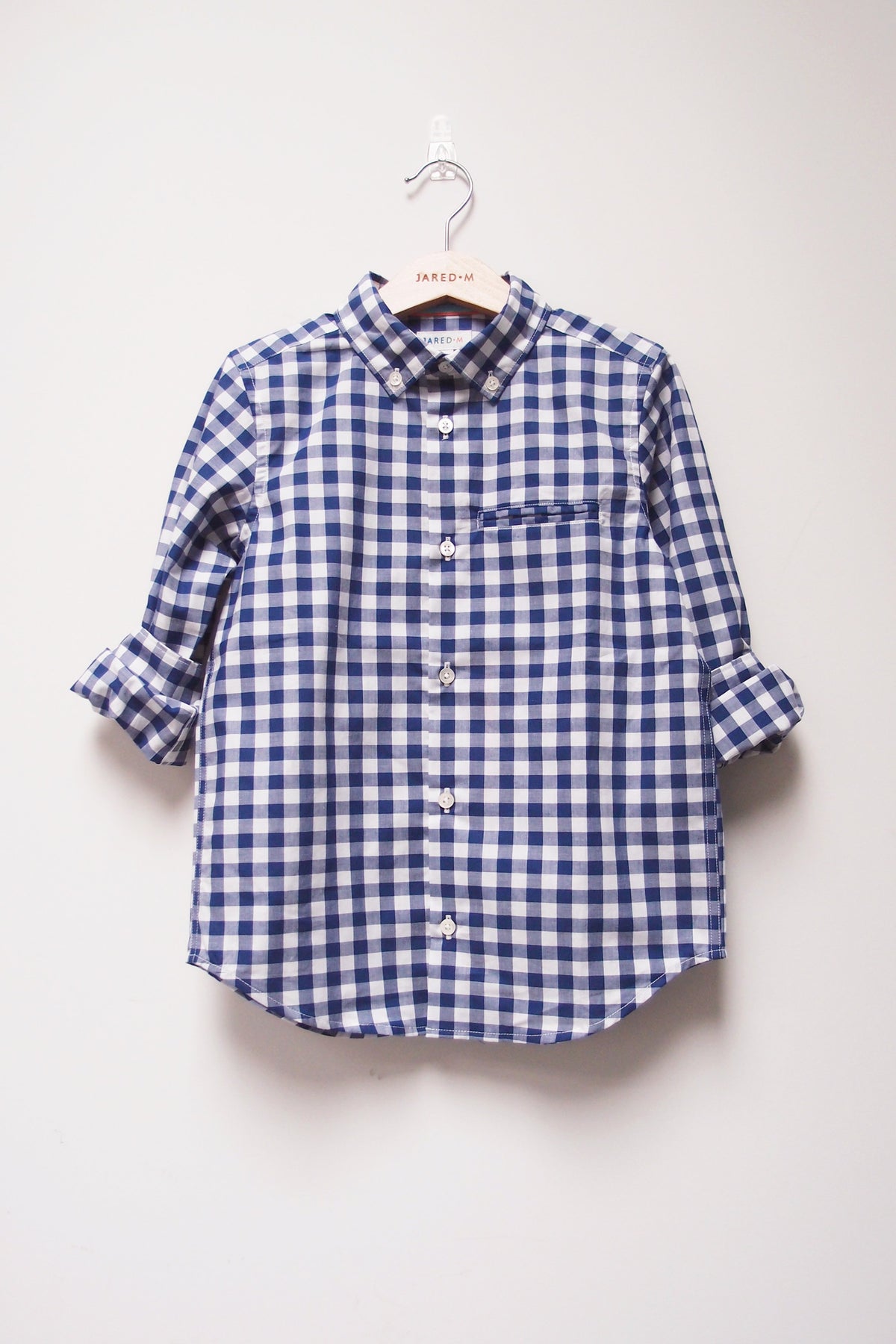 L/S Button Down Collar Gingham Shirt - My Little J