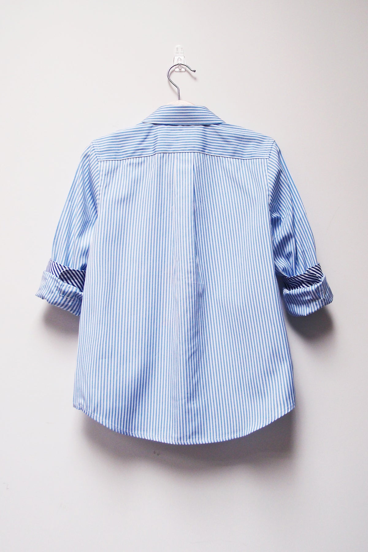 Boys NOS L/S Spread Collar Clean Shirt - Pinstripe - My Little J