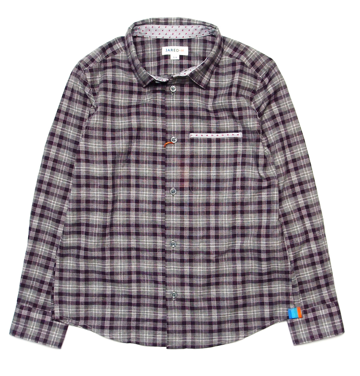 Boy's FW LS Spread Collar with Chest Pocket Shirt - My Little J