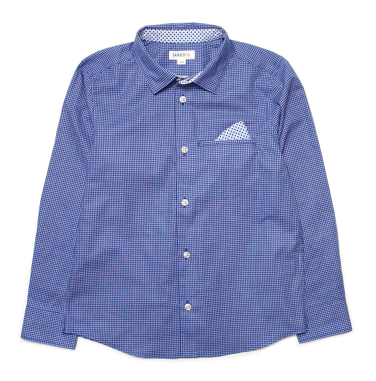 LS Spread Collar Welt Pocket with Pocket Square