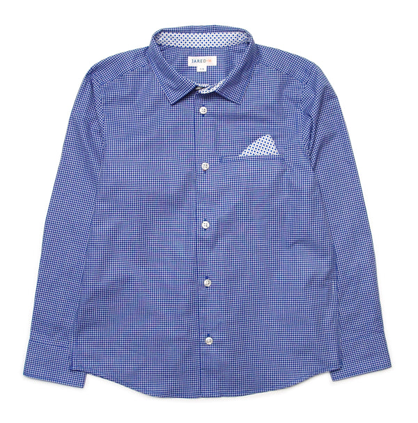 LS Spread Collar Welt Pocket with Pocket Square