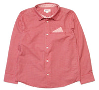 LS Spread Collar Welt Pocket with Pocket Square