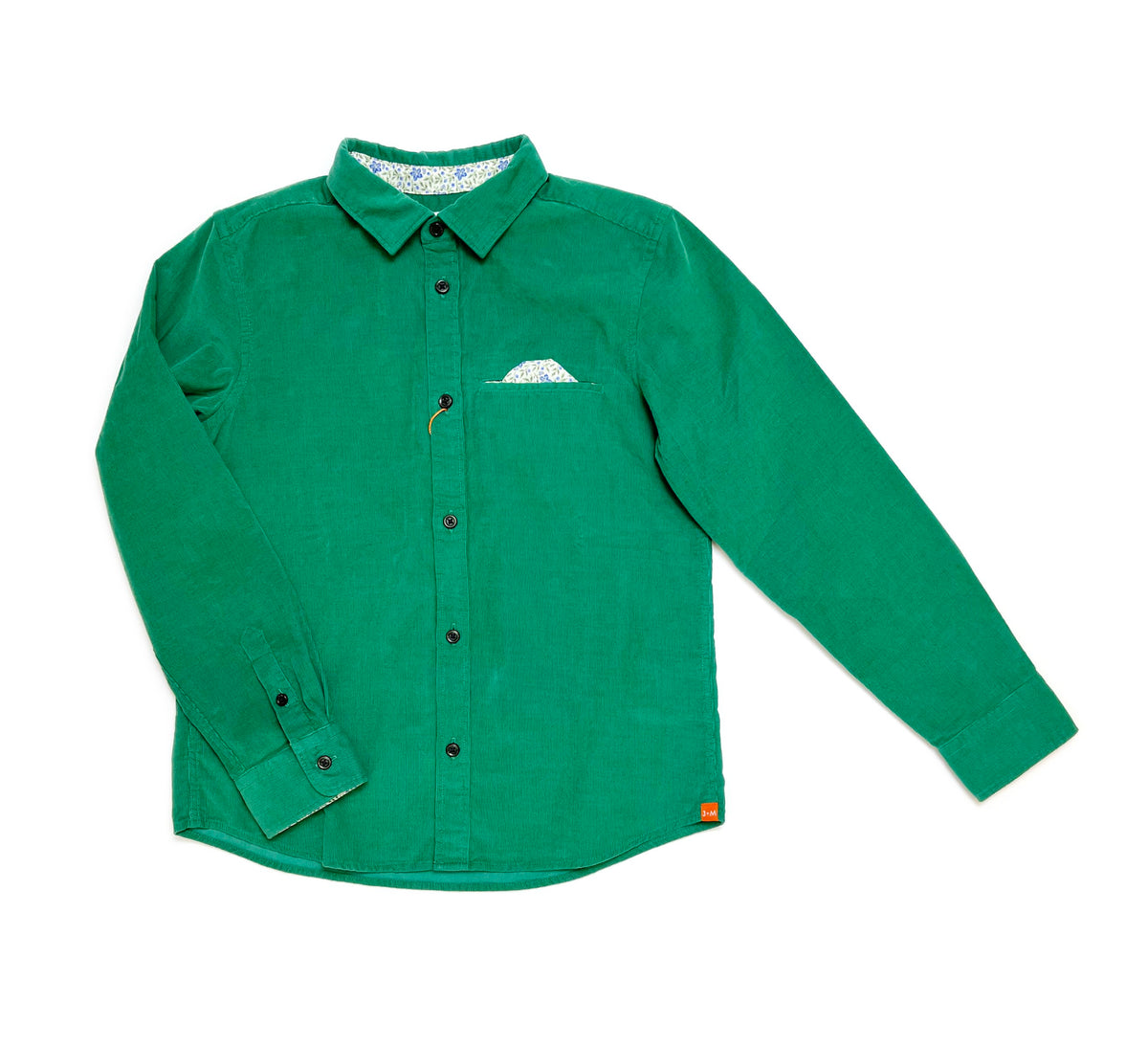 Boy's FW LS Spread Collar Cordurory Shirt