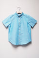 Boy's SS Buttondown Collar Oxford Shirt