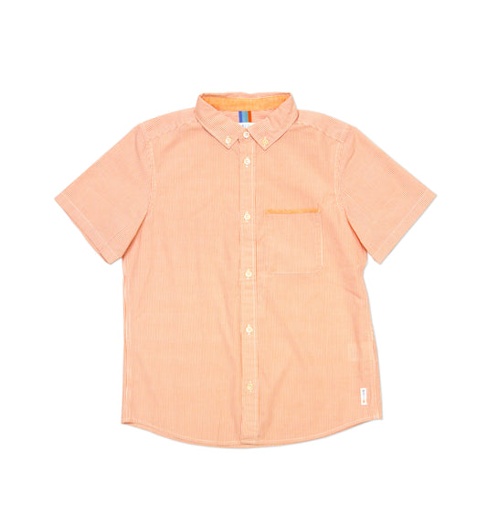 Boy's SS Buttondown Collar Stripe Shirt - My Little J
