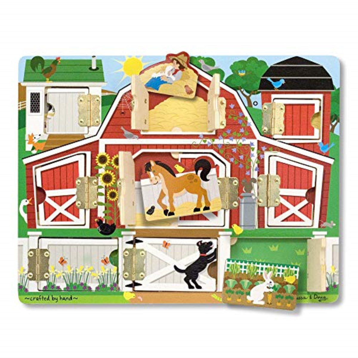 Magnetic Farm Hide & Seek Board - My Little J
