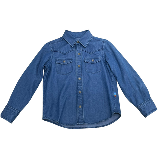 Long sleeve Indigo Western Shirt - My Little J