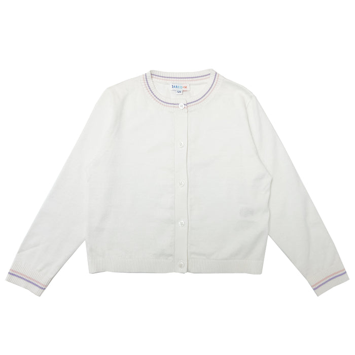 Girl's LS Cotton cardigan