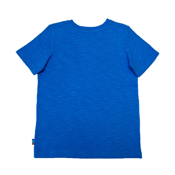 Girl's SS Crew Neck Tee with Hot Air Balloon Print