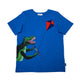 Boy's SS Crew Neck Tee with Dinosaur Print