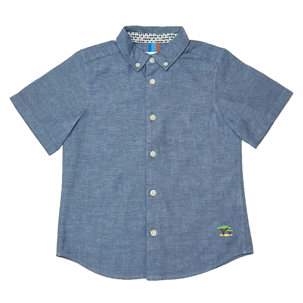 Boy's SS Buttondown Chambray Shirt - My Little J
