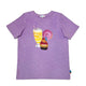 Girl's SS Crew Neck Tee with Dessert Time Print