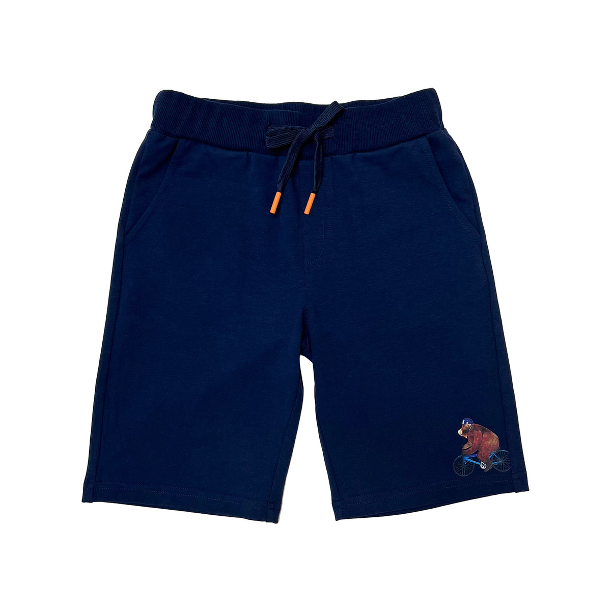 Boy's Knit Pull on  shorts with Crocodile and Bear  Print - My Little J