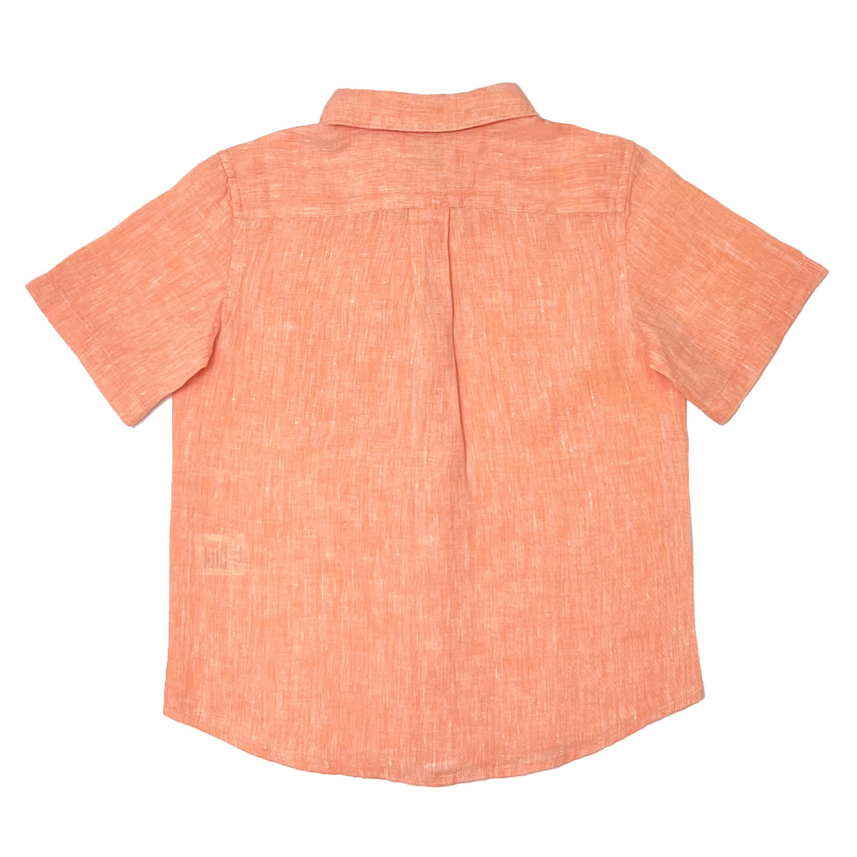 Boy's SS Buttondown Collar Linen Shirt