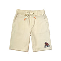 Boy's Knit Pull on  shorts with Crocodile and Bear  Print
