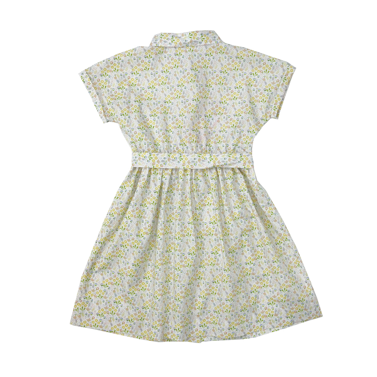 Girl's Floral Shirt Dress
