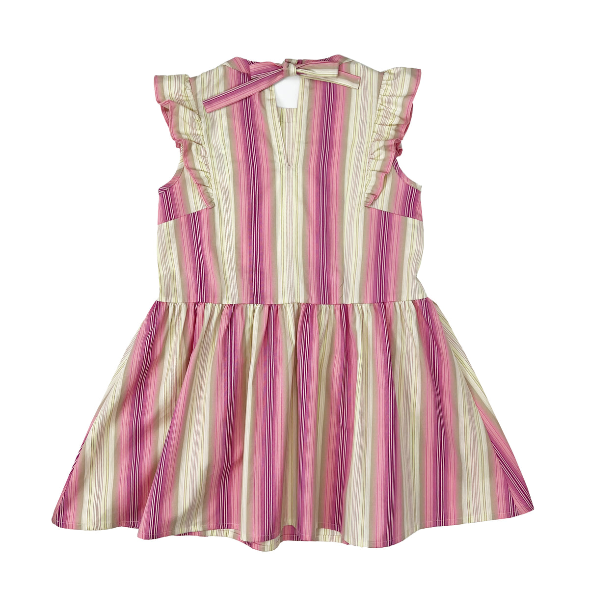 Girl's Stripe Sleeveless Dress