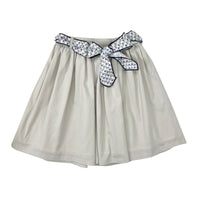 Girl's Waist Tie Knit Skirt